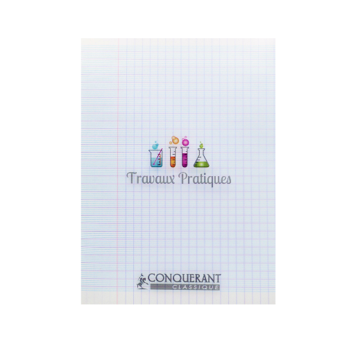 CAHIER TRAVAUX PRATIQUES 96PAGES 21*29.7cm -CONQUERANT-