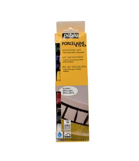 Set de découverte peinture porcelaine 150 Brillant 6x20 ml -PEBEO-