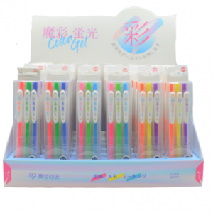 PACK DE STYLO GEL PRESSE 3COULEURS