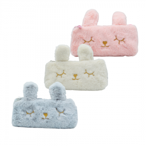 TROUSSE EN FORME DE LAPIN EN PELUCHE