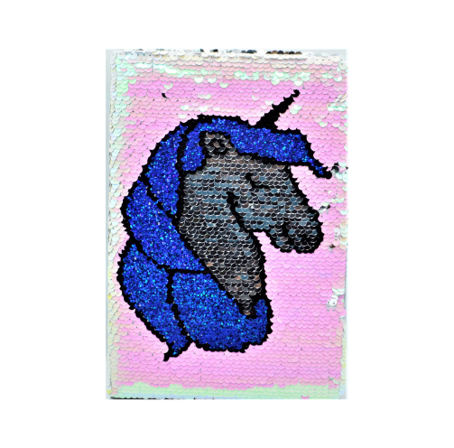 BLOC NOTE A5 PAILLTTES -LICORNE-