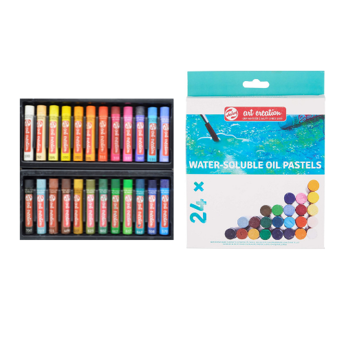 Coffret beaux-arts matériel de dessin pastel crayons