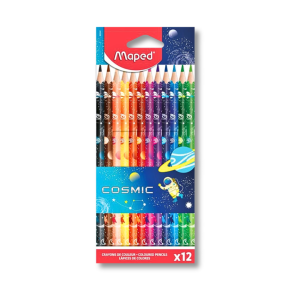 CRAYONS DE COULEUR COSMIC -MAPED-