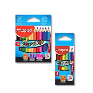 CRAYONS DE COULEUR MINI -MAPED-