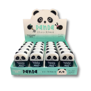 GOMME + TAILLE CRAYON PANDA - TOCHAIN-