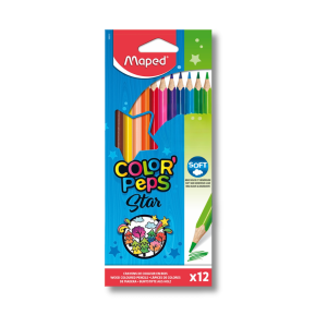 CRAYON DE COULEUR STAR -MAPED-