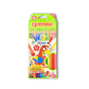 CRAYONS DE COULEUR EFFACABLE -TECHNO-