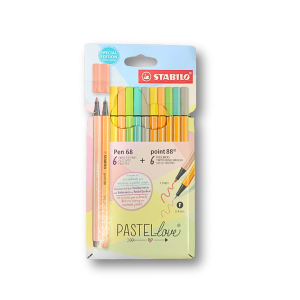 FEUTRES PEN 68 PASTELLOVE -STABILO-